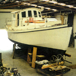 BB590 "North Sea timber Passagemaker motor boat"